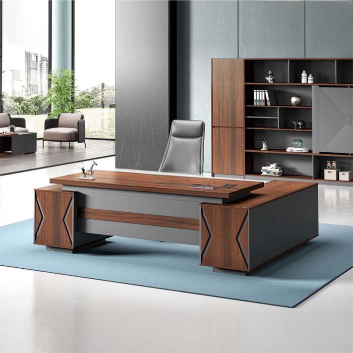 Bàn Giám Đốc Góc L Hiện Đại - BGĐ63