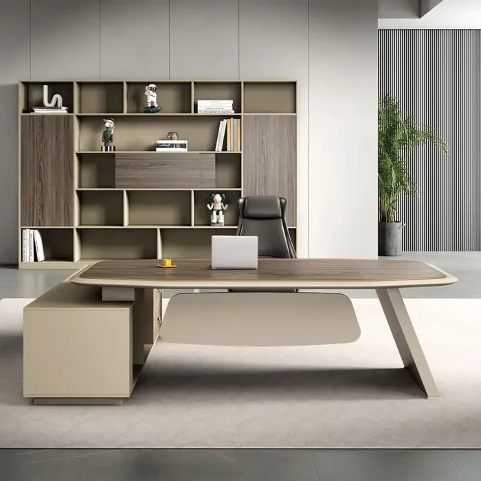 Bàn Giám Đốc Hiện Đại Chân Nghiêng Độc Đáo - BGĐ102