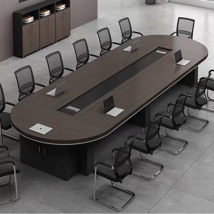 Bàn Hội Nghị Văn Phòng Oval 4m - BH37