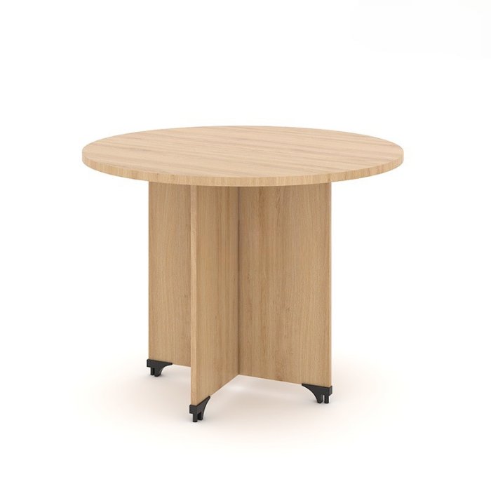 Bàn Văn Phòng Tròn Gỗ MDF Cao Cấp- BG41