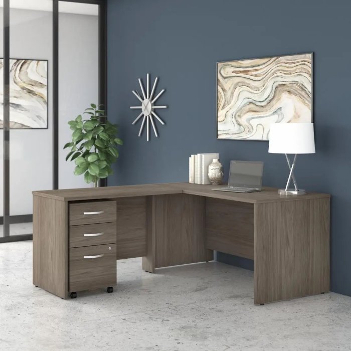 Bàn Làm Việc Văn Phòng Có Hộc Góc L - BG44