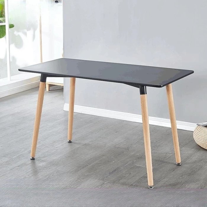 Bàn Cà Phê Chữ Nhật Chân Gỗ - BCF9