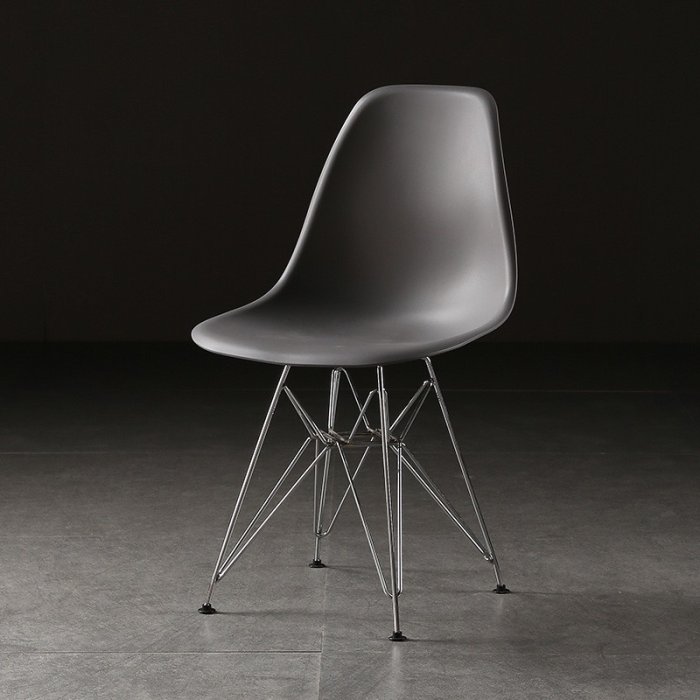 Ghế Cà Phê Eames Chân Sắt Mạ Crom - CF4