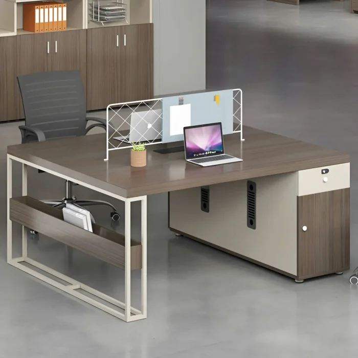 Cụm Bàn Làm Việc 2 Người Vách Lưới Đẹp - BC100