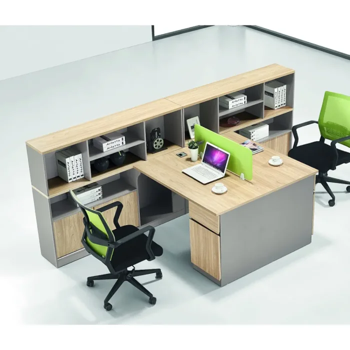 Module Bàn Văn Phòng Làm Việc Nhóm Có Tủ 2 Người - BC20