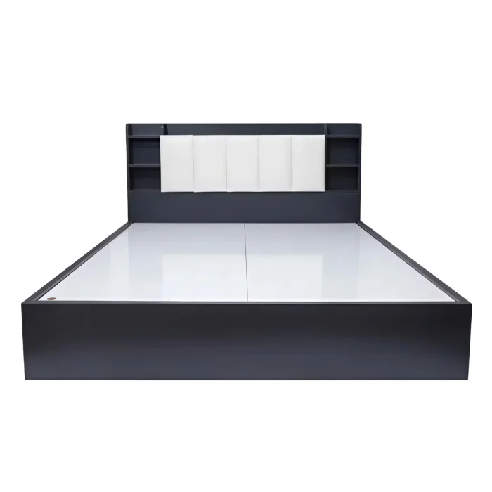 Giường Ngủ Gỗ Công Nghiệp Có Kệ Đầu Giường - GN23