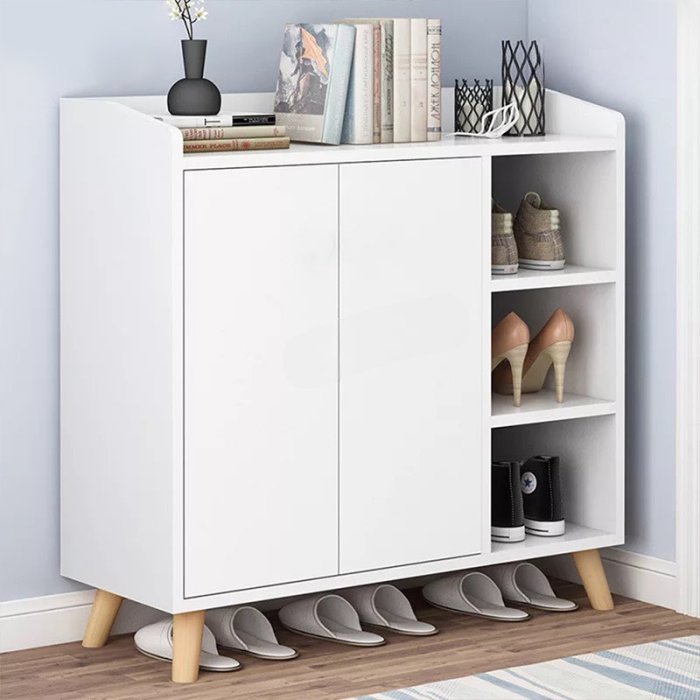 Tủ Giày Dép 2 Cánh Mở 3 Kệ - KGD6