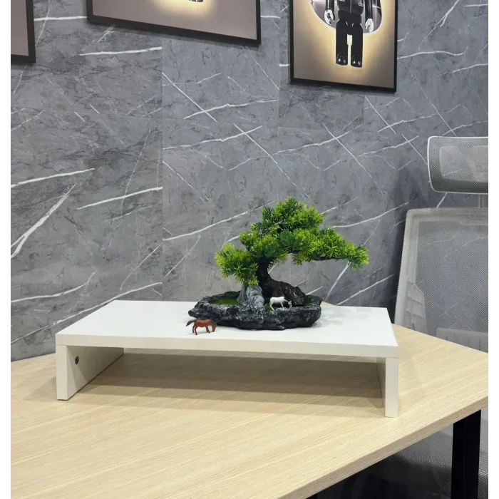 Kệ Để Màn Hình Vi Tính Gỗ Decor Bàn Làm Việc - KB6