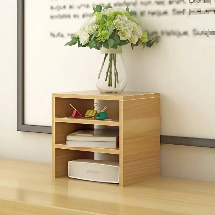 Kệ Gỗ 3 Ngăn Đa Năng Để Bàn - KB3