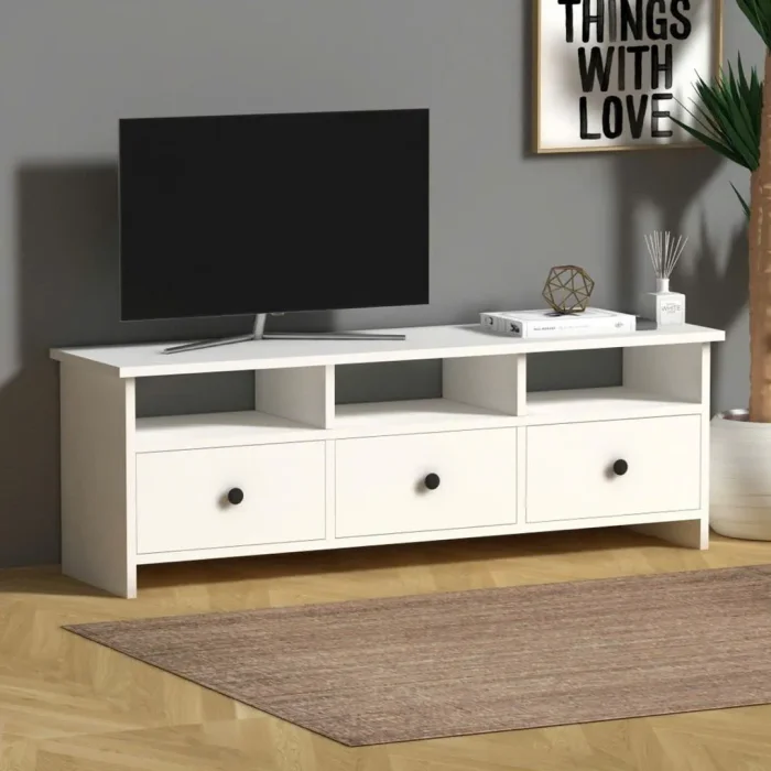 Kệ Tivi 3 Cánh Cửa Lật Dáng Trung Sang Trọng - KTV21