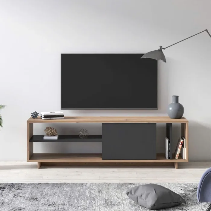 Kệ Tivi Gỗ Kiểu Dáng Mở Đơn Giản Hiện Đại - KTV10