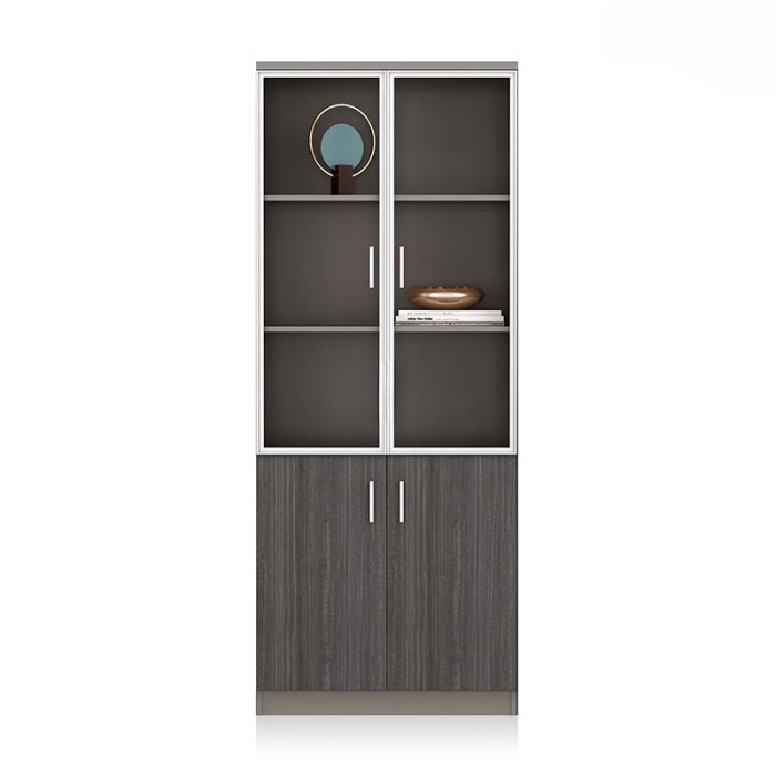 Tủ Tài Liệu 2 Cánh Kính Văn Phòng - THS121
